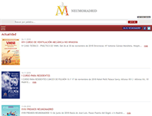Tablet Screenshot of neumomadrid.org